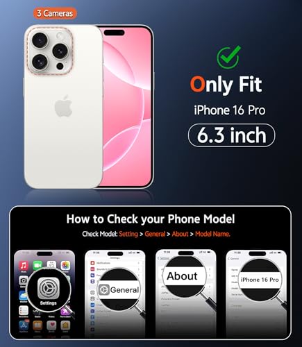 Image of FNTCASE for iPhone 16 Pro Case: Matte Magnetic Phone Cases with Screen Protector Compatible with Magsafe Slim Anti Yellowing Rugged Shockproof Protective Translucent Cell Phone Cover (C-Pink)