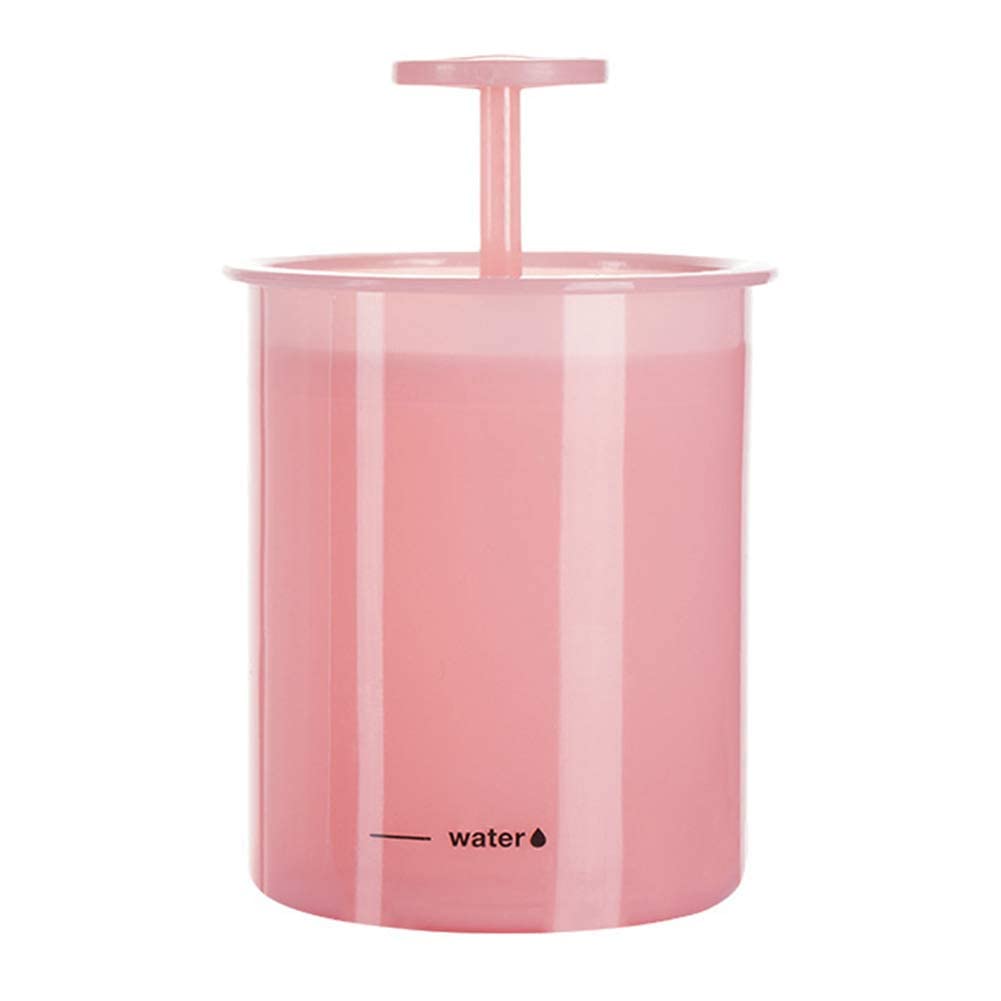 Muiltvoe 1Pc Pink Face Cleanser,Facial Cleaning Tool,Shower Bath Shampoo Foam Maker Travel Household Cup Bubble Foamer,No Harm to Your Skin Facial Cleansing Washes