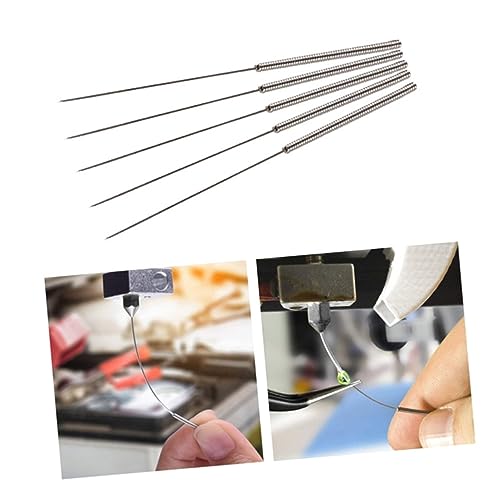 OKUMEYR 3d Printer Stainless Steel Nozzle Cleaning Tool Set, Strong and Sturdy Printer Part Accessory, Easy to Use for M