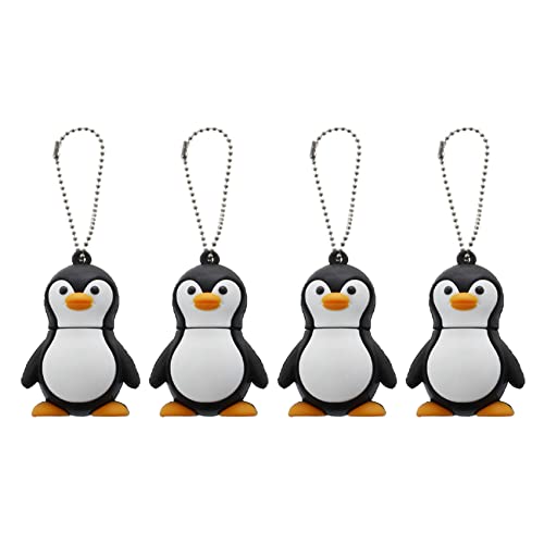 Clé USB 2.0 forme manchot 32GB dispositif mémoire amovible lecteur flash lot de 4