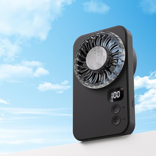 Ventilador de mano pequeño ventilador refrescante portátil ajustable para casa 4
