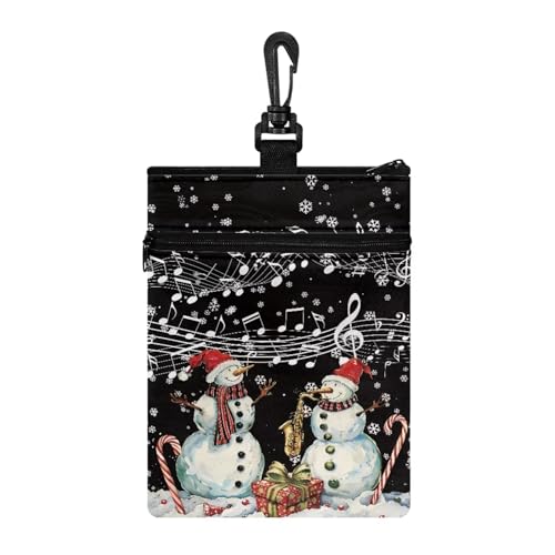 Mumeson Snowman Golf Carrying Bag Golf Bags for Men Womens Waterproof Lightweight Golf Travel Cover Bags with Zipper Mesh Pocket