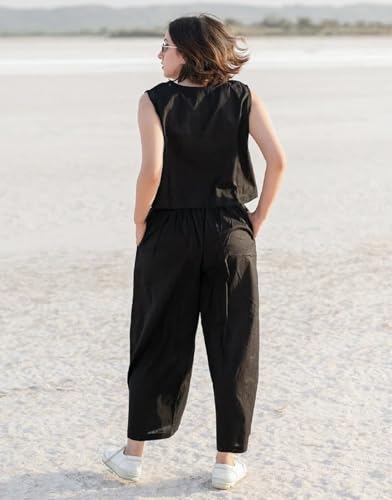 Image of FABNEX Stylish Sleeve Less Co Ord Set for Women | Co Ord Set for Women (K-131-134)