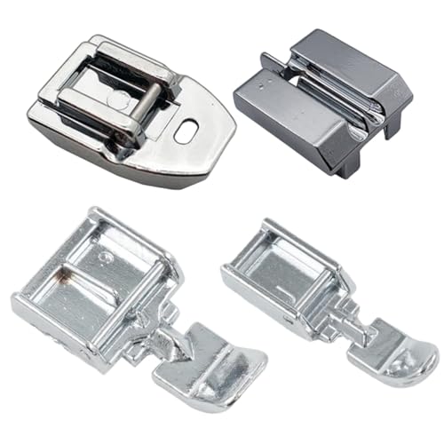Set 4 Piezas Pies Prensatelas Aleación para Máquina de Coser miniatura 1