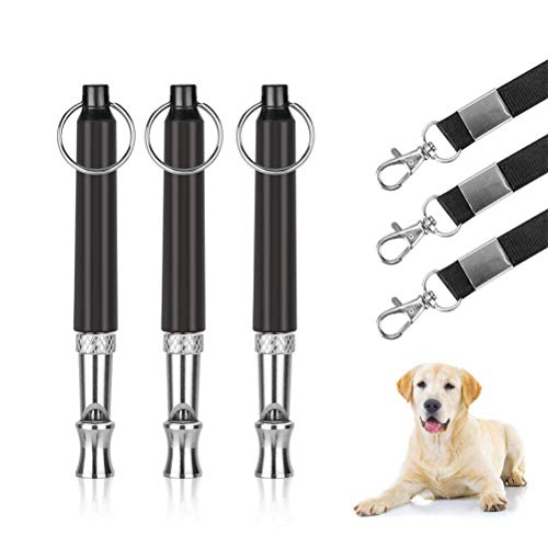 Dog Whistle 3 PCS Stainless Steel Dog Control Professional Training Whistle Pet Whistle
