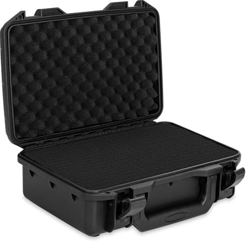 Hard Carrying Case,Shockproof Storage Box with Customizable Foam,11inch Portable Protective Tool Box...