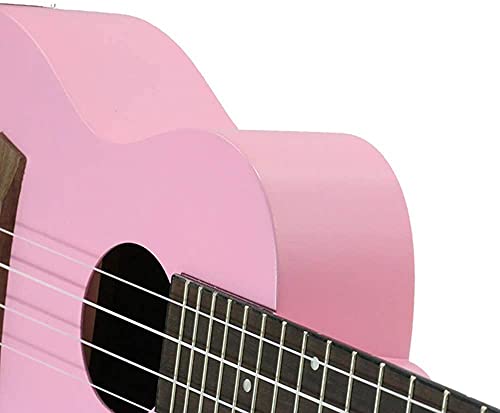 Ukulele 4 Strings Hawaii Guitar Instrument Pink 21 inch Mahogany Ukulele 4-String Piano (Color : Pink) (Pink) - Les Beatles, Paul McCartney, John Lennon, RIngo Starr, George Harrison Ukulele 4 Strings Hawaii Guitar Instrument Pink 21 inch Mahogany Ukulele 4-String Piano (Color : Pink) (Pink) – Image 5