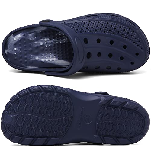 Image of ChayChax Men's and Women's Arch Support Clogs Garden Shoes Slip-on Outdoor Beach Water Sandals with Removable Cushion Footbed