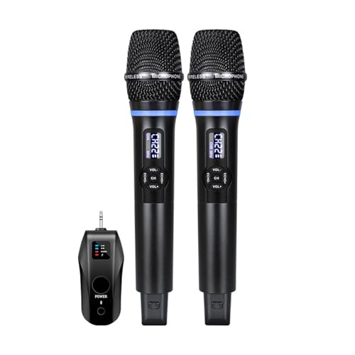 [AMPIA RISPOSTA IN FREQUENZA] Il ricevitore e il microfono supportano 50Hz-15KHz e oscillazione del cristallo per un suono professionale.