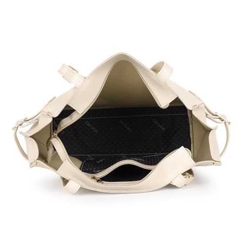 Image of Carrylux Women's Soft PU Tote Bag | Large Single Compartment Shoulder Handbag | Office, College & Casual