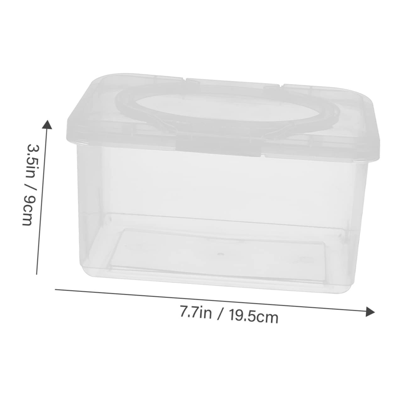 SUPVOX 2pcs Baby Wipes Dispenser Holder Large Capacity Tissue Box for Bathroom Crib