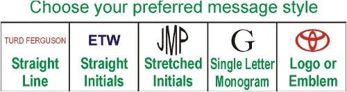 review Golf Ball Stamp Personalized