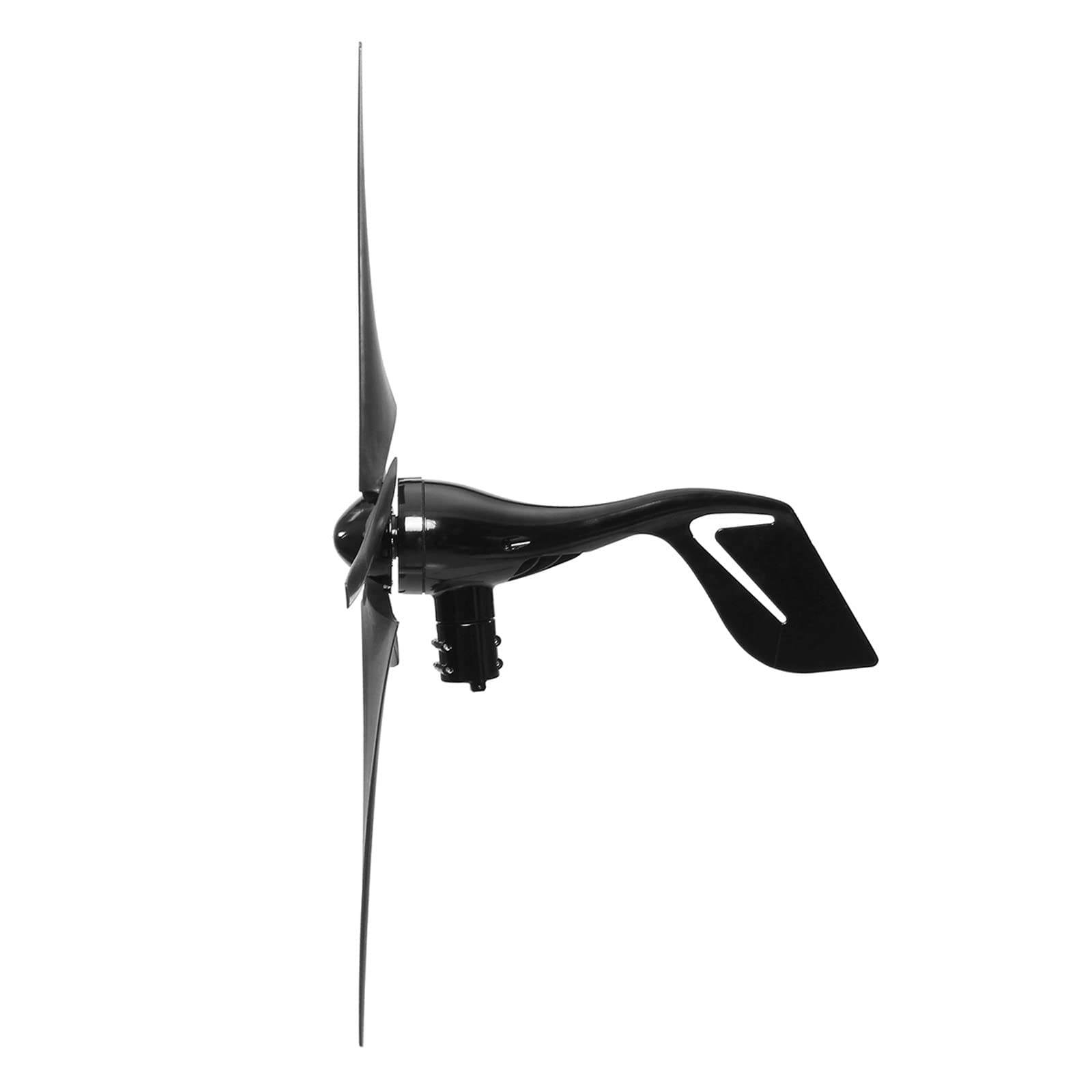 Kit generatore a turbina eolica a 5 Pale, generatore a turbina Verticale 12V/24V 400W, con regolatore di Carica per terrazza/Chalet/Barca da Pesca (24V)