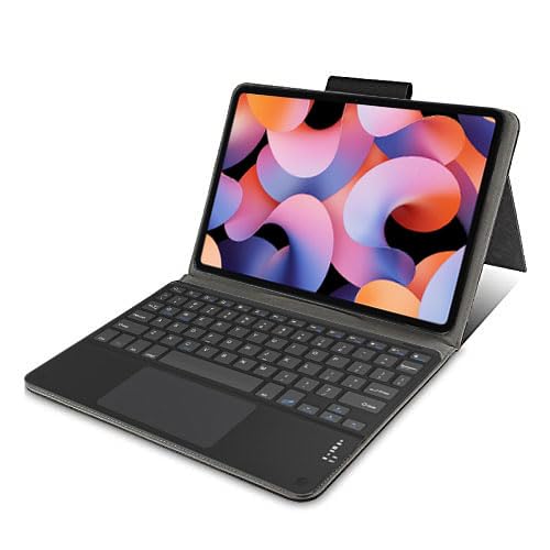 Image of HOM Detachable Wireless Bluetooth Keyboard with Trackpad /Touchpad Tablet Cover Case for Xiaomi Mi Pad 6 11 inch Inch Tablet - Black
