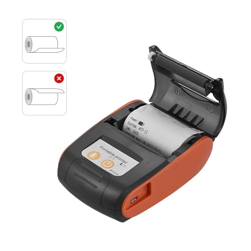 Image of Portable Thermal Printer 90mm Direct Thermal for iOS Home Business Shop POS | Bluetooths Mini Receipt Printer 203dpi 1500mAh Wireless USB