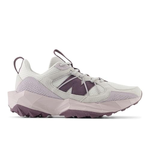 New Balance New Balance Women's DynaSoft TEKTREL V1 Suede Trail Running Shoe, Grey Matter/Reflection/Dark Ice Wine, 10 M