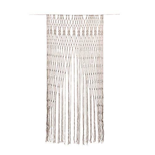 Mongrep macramè Realizzato A Mano, Decorazione da Parete Arazzo Cotone Corda di Tessuto,Boho Wedding Backdrop Decorazioni Home Art Décor (Misura 59.06 * 78.74 inch)