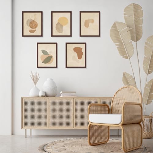 Image of LaVie Home 8x10 Picture Frame for Wall Display, 8x10 Brown Picture Frame with HD Plexiglas, 8 x 10 Poster Frame 1 Pack, Display Frame for Vertical or Horizontal, Classic Collection