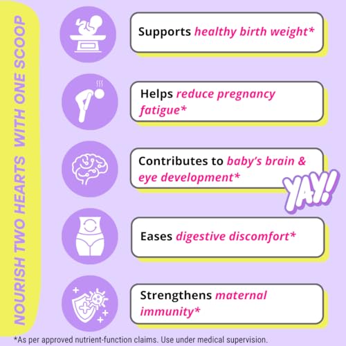 Image of Mamafy Mother's Nutritional Protein Powder Vanilla Elaichi 325g | For Pregnancy with 10g Protein per serve and 25 Vital Nutrients to Support Healthy Birth Weight and Brain Development | No Refined Sugar