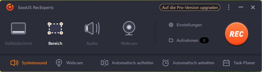 EaseUS RecExperts | Kompatibel mit Windows | 1 Gerät | Lifetime | Bildschirmaufnahme-Tool mit Audio | Aktivierungscode per E-Mail