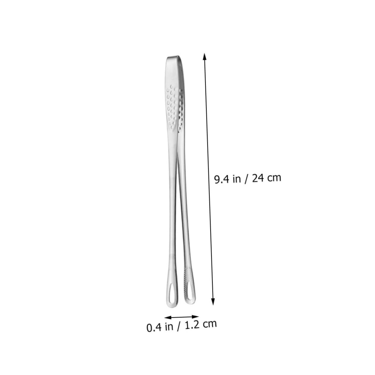 OFFSCH 2Pcs Stainless Steel Bbq Tongs Food Clamps for Grilling Kitchen Serving Tools for Parties Banquets and Everyday Use Lightweight and Easy to Operate