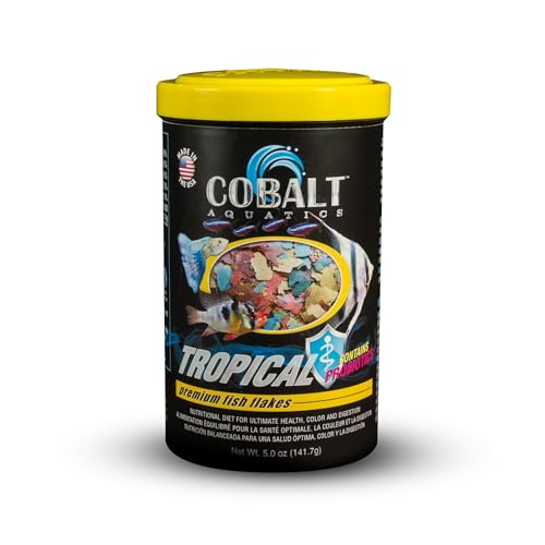 Cobalt Aquatics 2002N Premium Tropical With Blue Flakes Fish Food cover