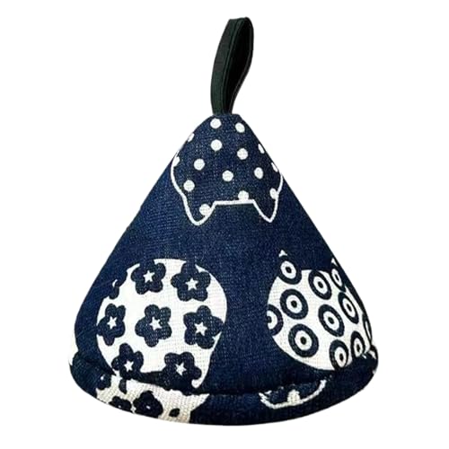Funda con mango de tapa de olla con aislamiento triangular, diseño de gato, guante de tela resistente al calor para cazuela, ollas esmaltadas y de hierro fundido, guantes antideslizantes para hornear