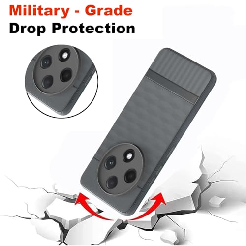 Image of Shockproof Case for Oppo F27 Pro 5G / F27 Pro Plus 5G | Full Camera Protection | TPU Flexible Back Cover for Oppo F27 Pro 5G / F27 Pro Plus 5G (Graphite Grey)