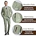 High-End Suits Retro Men Suits Linen 3 Pieces Suit for Men Summer Thin Suits Light Green Blazer Vest Pants XL