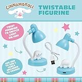 Blue Sky Studios Cinnamoroll Mini Lamp – USB Rechargeable Desk Light – Adorable Figurine Style – Cute Collectible Decor – Official Sanrio Merchandise - Image 4