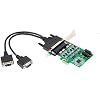 Syba 2 Port DB9 RS-422/485 Serial PCI-Express 2.0 x1 Card (SI-PEX15043)