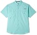 Columbia Men's PFG Bonehead Short Sleeve Shirt,Gulf Stream,3XT,Big-Tall