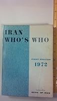 Iran Who's Who First Edition 1972 B003JT5U9K Book Cover