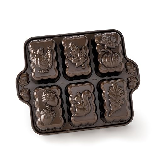 Comparison: Best Nordic Ware English Shortbread Pan 11 Nordic Ware Harvest Mini Loaf Pan, 5-Cup, Bronze