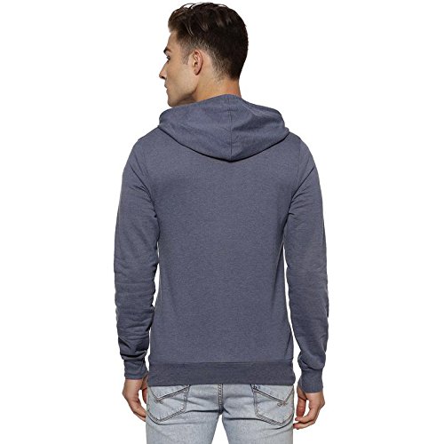 Image of CAHOOT Men's Zip-Front Hoodie with Contrast Drawstring for Casual Wear | Long Sleeve | Hooded Neck | Zipper Closure | Cotton Sweatshirt Crafted with Comfort Fit for Everyday Wear