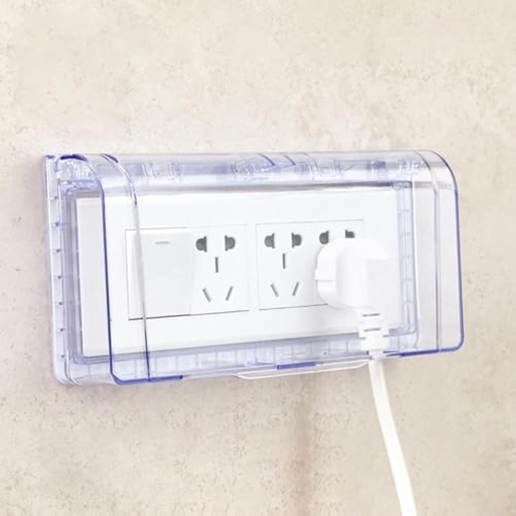 118 Type Adhesive Socket Protective Cover Wall Switch
