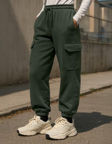 Image of JUNEBERRY 100% Pure Cotton Regular Fit Mid Rise Cargos with Pocket for Women & Girls