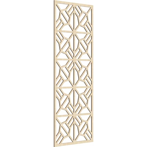 Image of Auburn Decorative Pierced Fretwork Wood Wall Panels, 25 3 /8 inchW x 64 3 /8 inchH x 1 /4 inchT, Birch