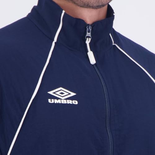 Jaqueta Umbro Football Culture Marinho e Branca G