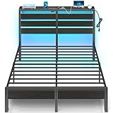 Rolanstar Marco de Cama con LED, 120 x 200 cm)