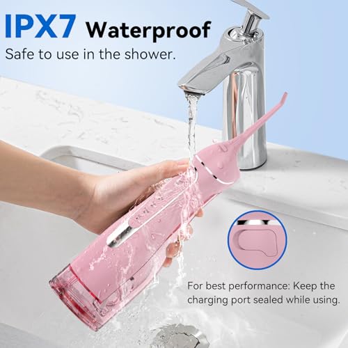 Water Flosser for Teeth Cleaning Cordless Portable Dental Pick - image 6