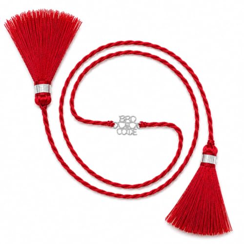Image of MAIRA 925 Sterling Silver Premium Designer Bracelet Rakhi for Brother | Handmade Raksha Bandhan Sacred Thread with Silver-Tone Geometric Charm & Adjustable Red Braided Cord | Traditional Festival Rakhi Gift (FLOWER)
