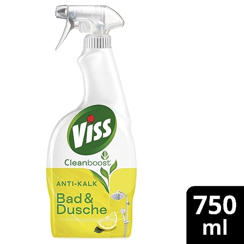 Viss Bad- und Dusche Reiniger Spray gegen Kalk mit Citrusduft