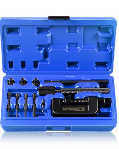 DAYUAN Kettennieter Motorrad,Motorrad Kettenbrecher Werkzeugsatz, Motorradketten Trennwerkzeug Nietwerkzeug,Riveting Tool Motorcycle, Motorradketten Kettentrenner Für Atv Dirt Bike Fahrrad/Motorrad