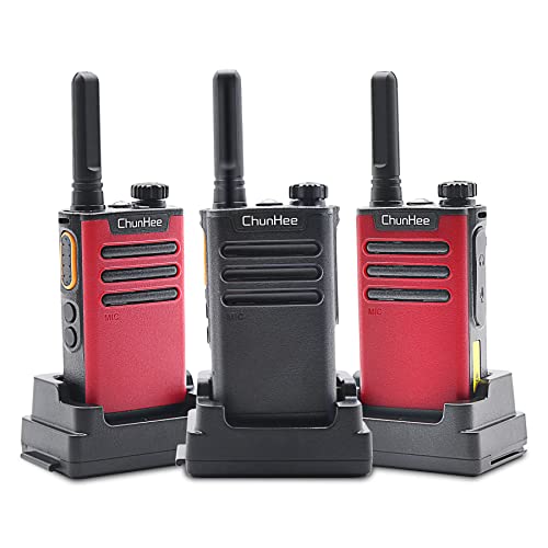 ChunHee Intercom Wireless for Home, House Intercom Room to Room Communication Intercom for Business-1.5 Miles Long Range Wireless Intercom System for Camping/Hiking/Traveling, 3 Pack
