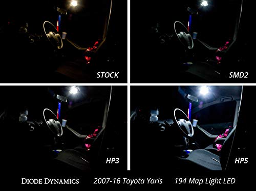 Lámparas LED Map Light HP3 Azul compatible con Toyota Yaris 2007-2017 miniatura 4
