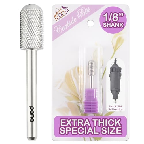 Broca grande redonda para taladro de uñas PANA miniatura 1