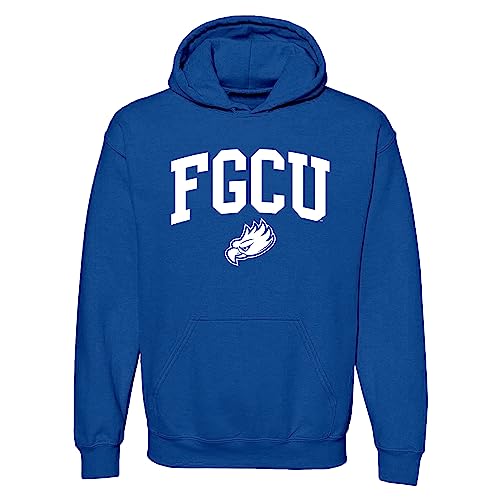 UGP Campus Apparel AH03 - Florida Gulf Coast Eagles Arch Logo Hoodie - Medium - Royal