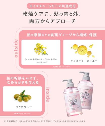 collagem(コラジェム) コラジェム シャンプー トリートメント セット モイスチャーリペア の商品画像 12