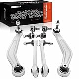 A-Premium Set of 6, Rear Forward & Rearward Upper Control Arm, Sway Bar Link, Compatible with BMW E39 E60 Series - 525i 2001-2003, 528i 1997-2000, 530i 2001-2003, 540i 1997-2003